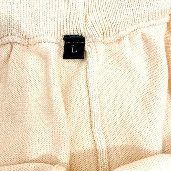 Pink Knit Women’s Drawstring Waist Sleep Shorts, Size Large - Picture 7 of 7